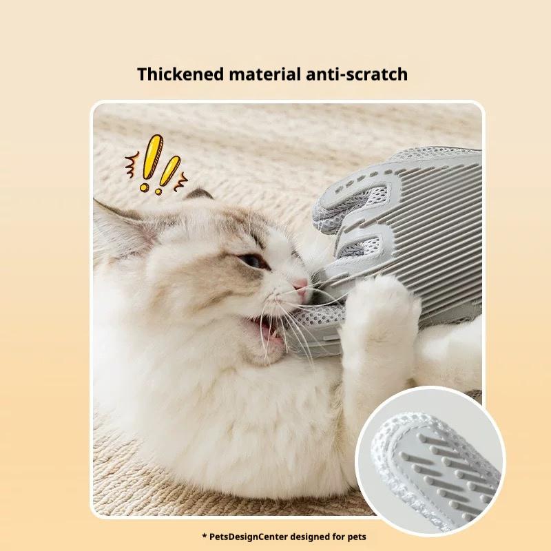 Pet Hair Removal Gloves – Electrostatic De-Shedding Brush