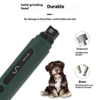 Electric Pet Nail Grinder – Quiet Rechargeable Claw Trimmer