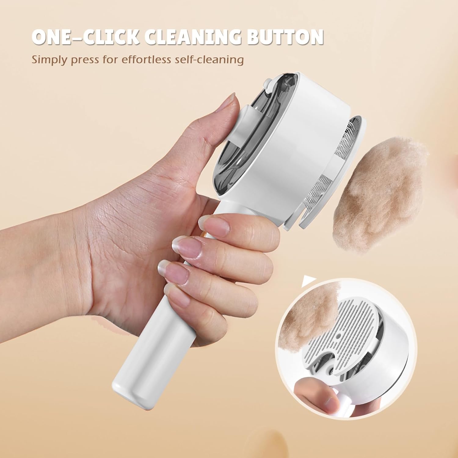 Cat Steam Grooming Brush – Defur & Massage Spray Comb