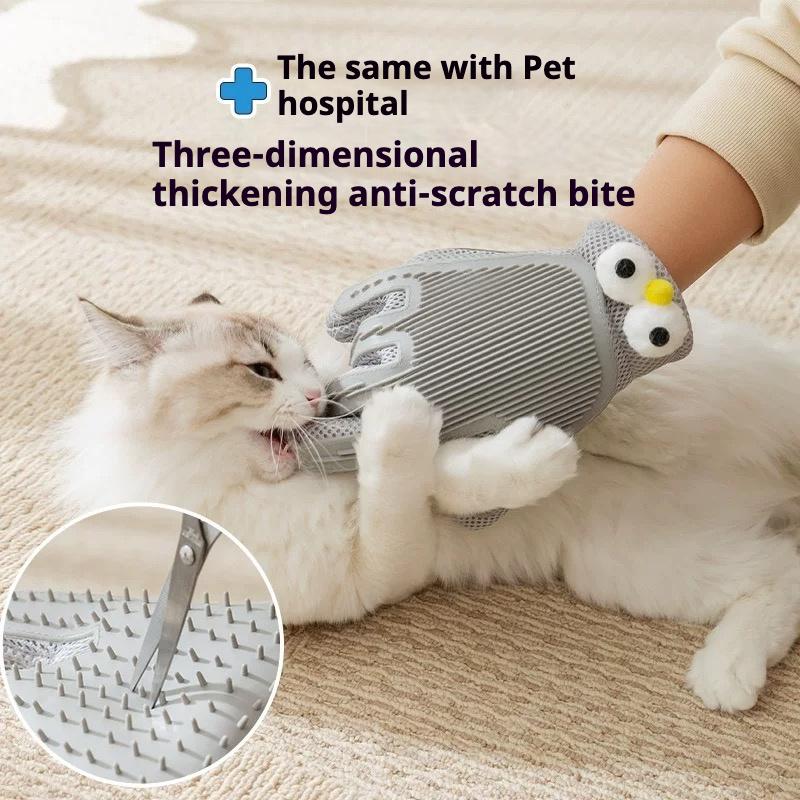 Pet Hair Removal Gloves – Electrostatic De-Shedding Brush